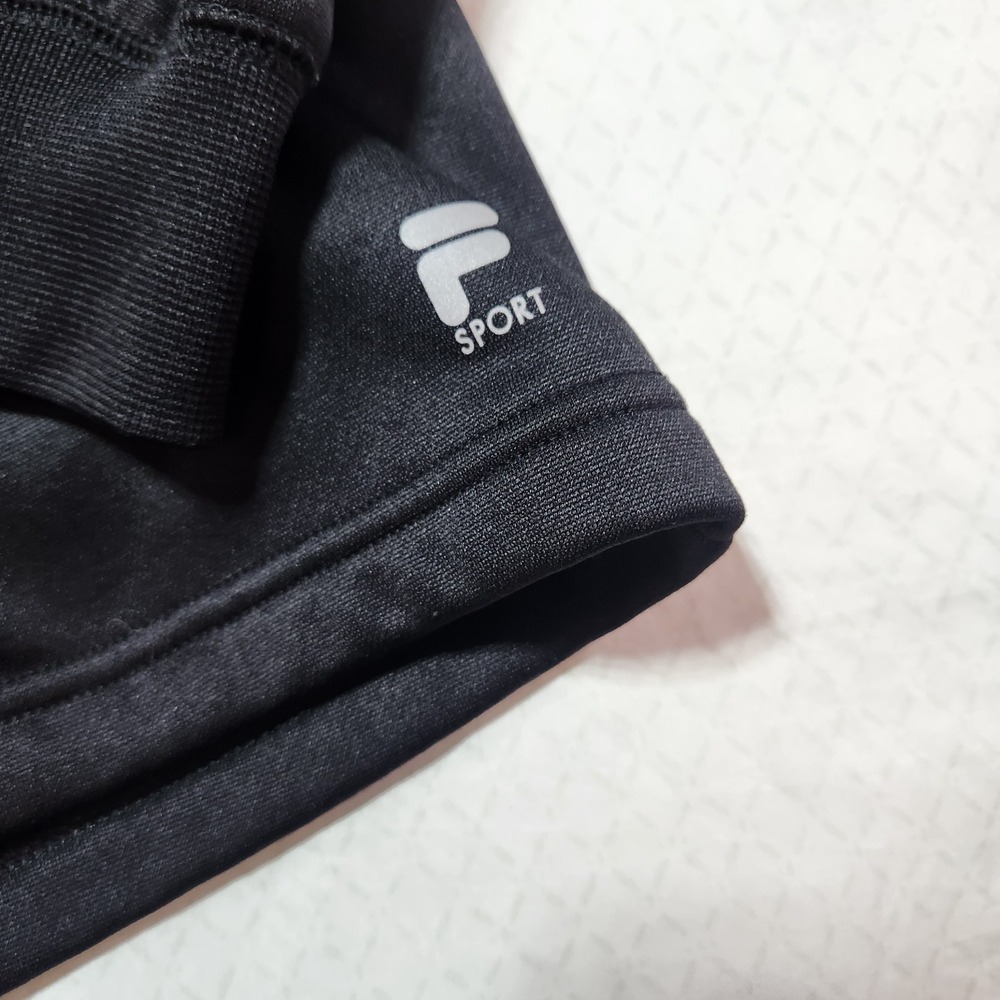 Mens Fila Sport Live in Motion 1/4 Zip Black Pullover - Size 2XL - Picture 3 of 11